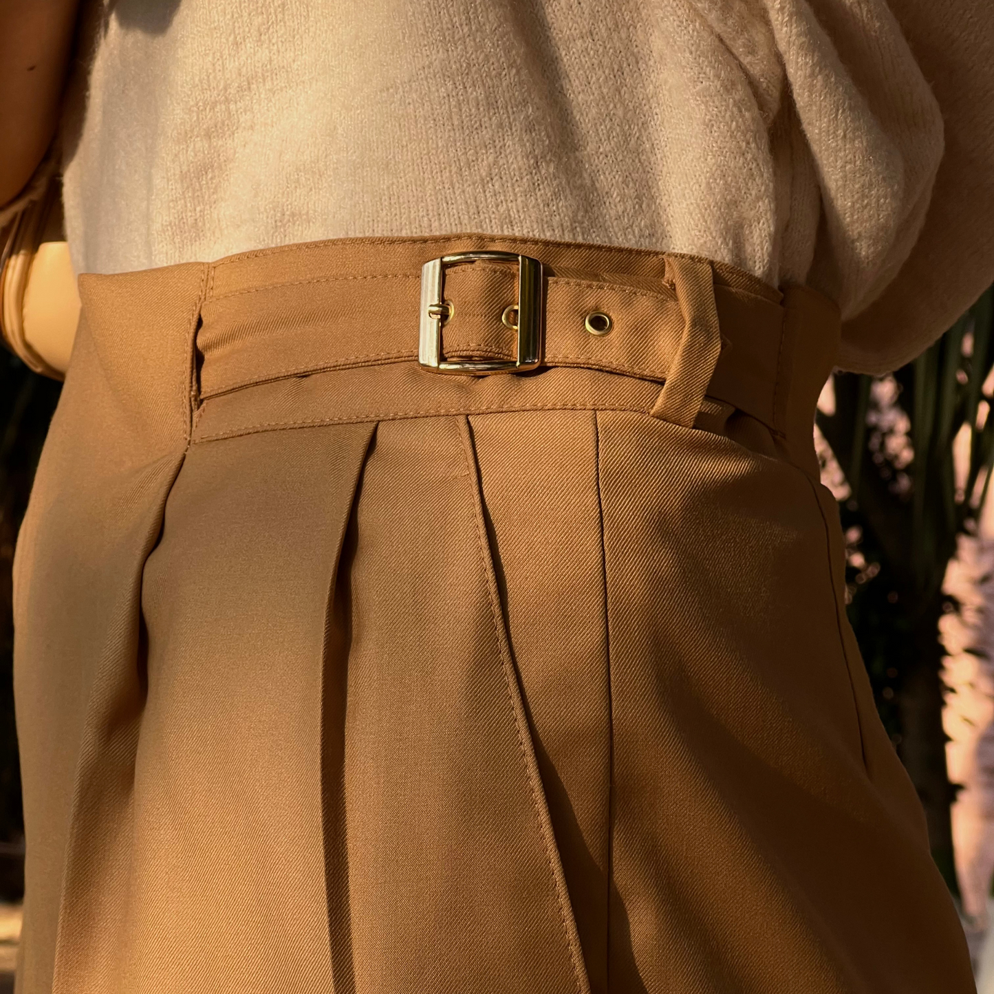 'FEMALE' GURKHA PANT : SANDY BEIGE