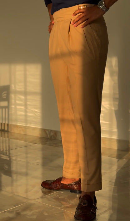 MALE GURKHA PANT :  BEIGE
