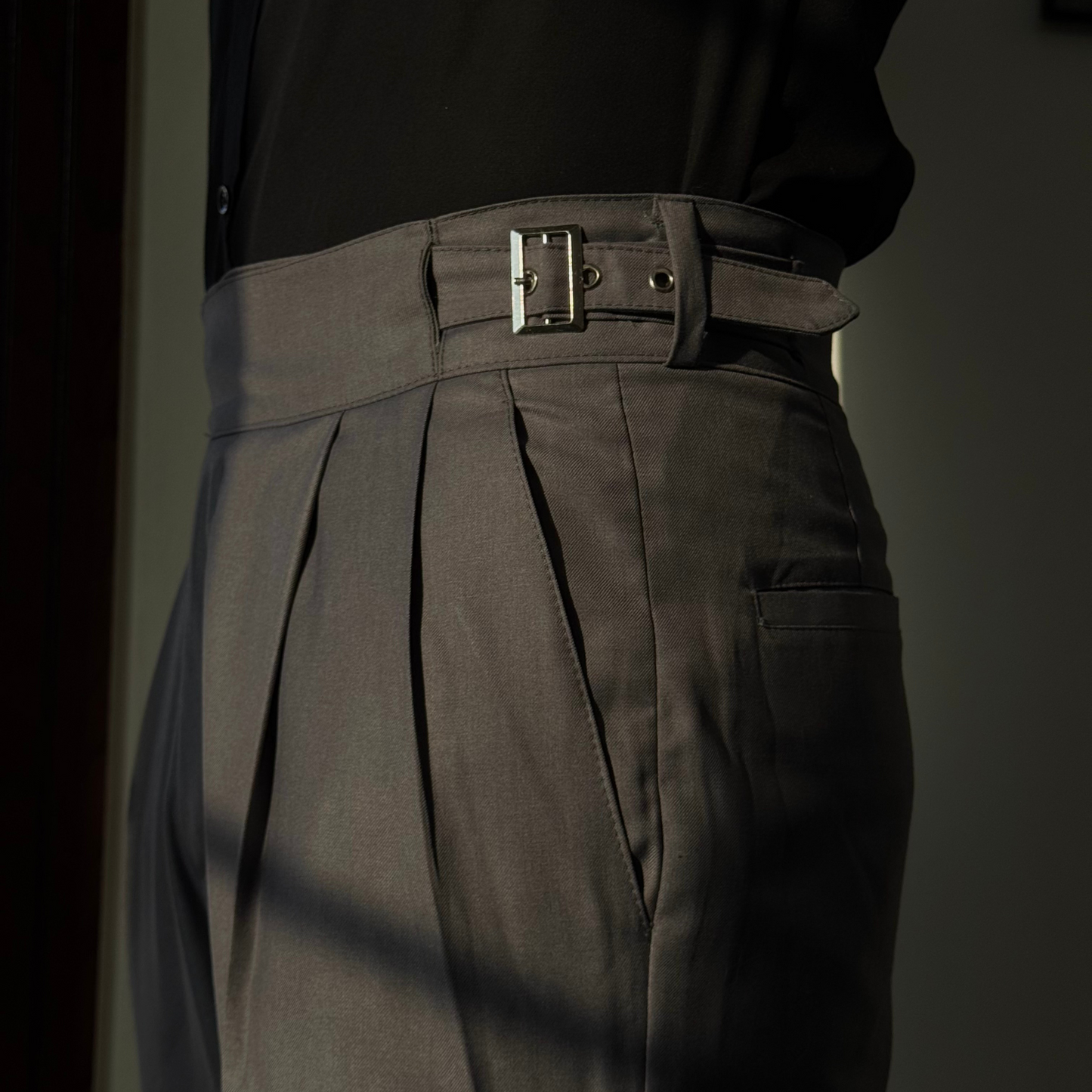 MALE GURKHA PANT : GRAY