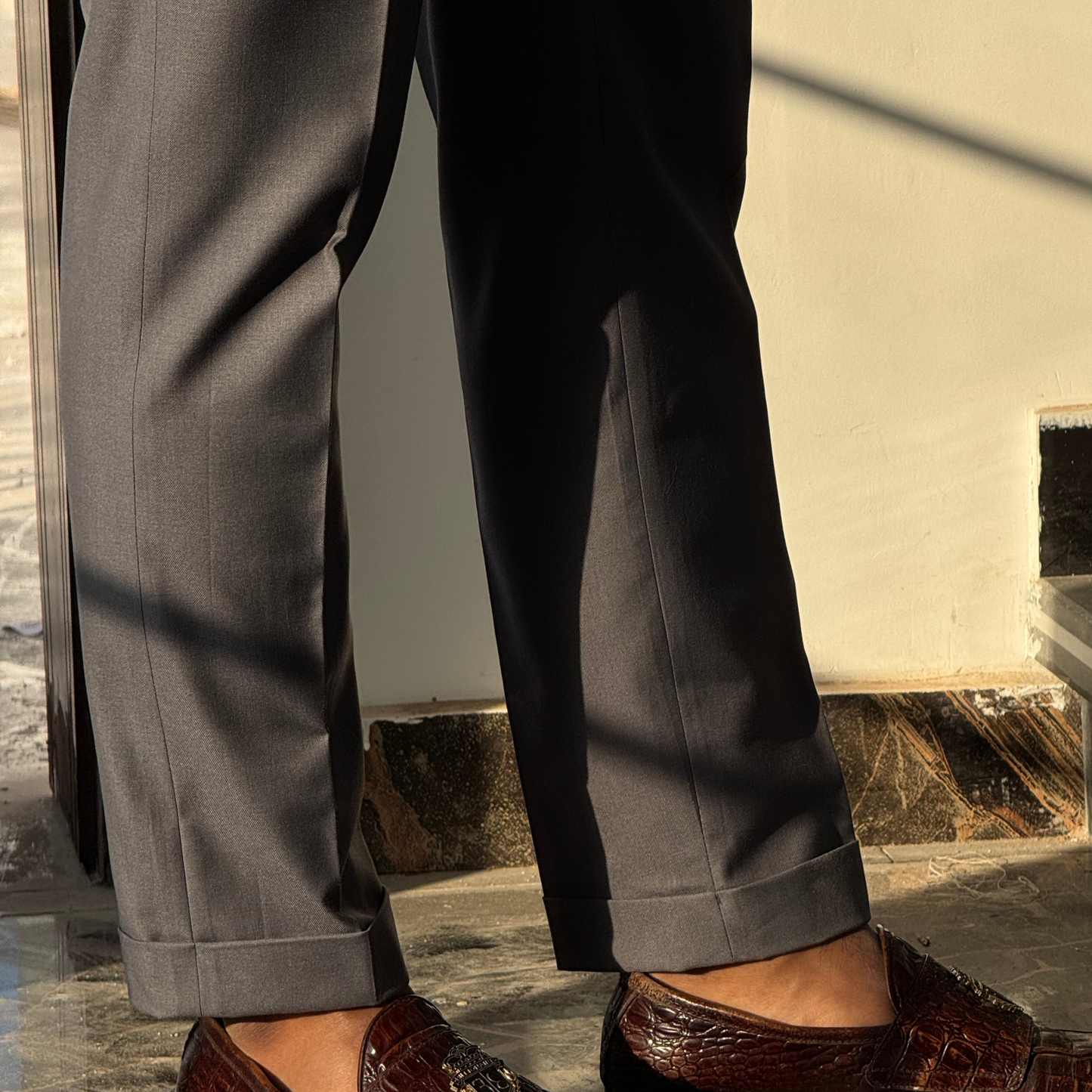 MALE GURKHA PANT : GRAY