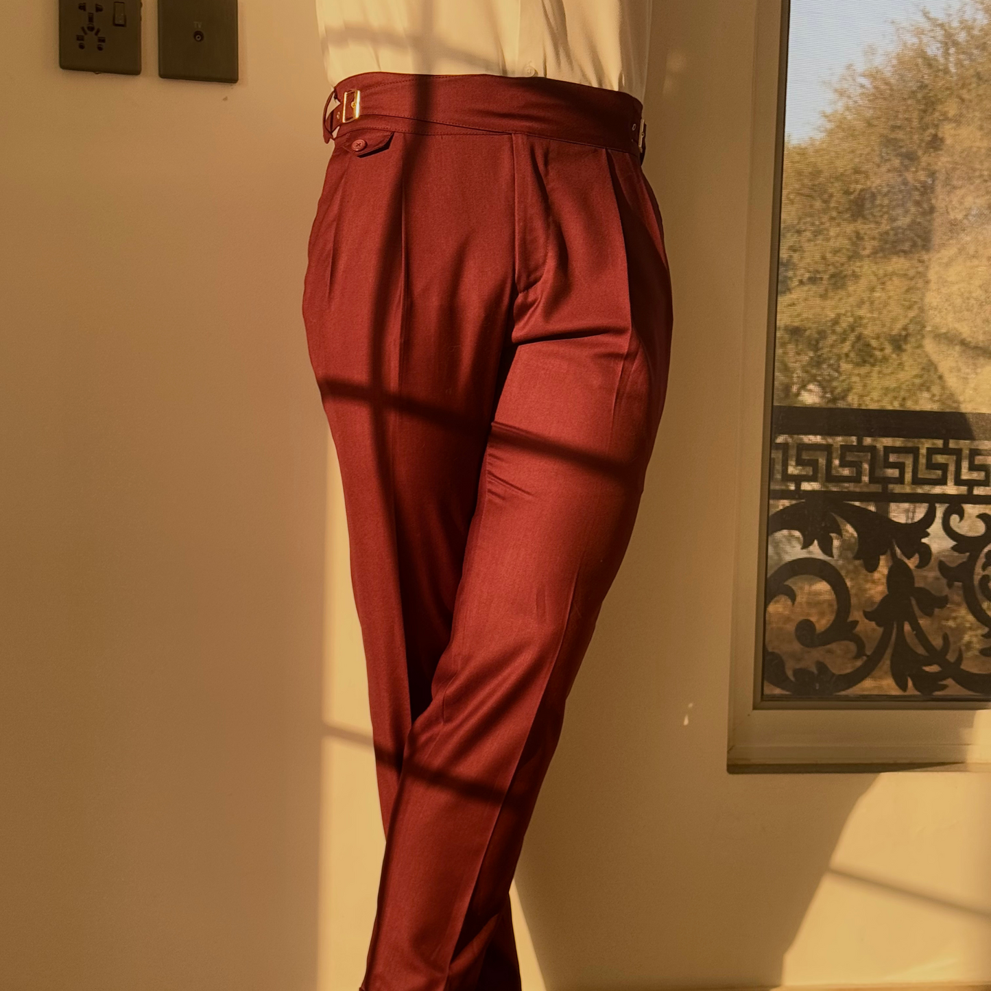 MALE GURKHA PANT : GRAY