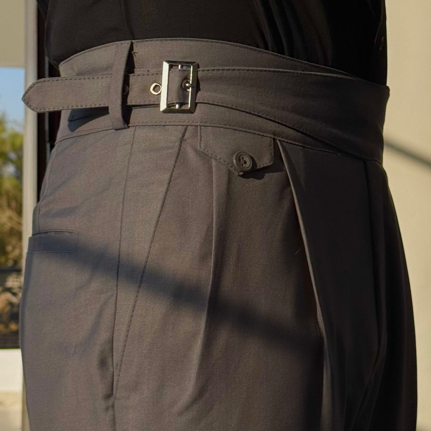 MALE GURKHA PANT : GRAY