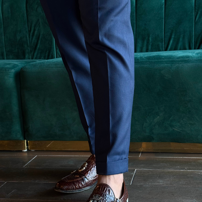 MALE GURKHA PANT : NAVY BLUE