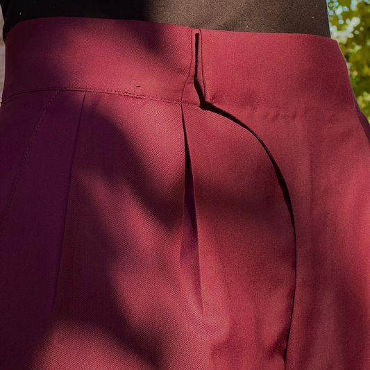 'FEMALE' GURKHA PANT : CHERRY RED🍒